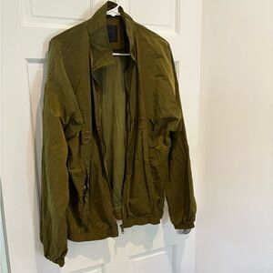 Givenchy Olive Windbreaker Jacket